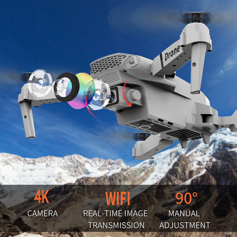 Portable E88 PRO Drone Foldabl - Eachine Drone E58 ulasan dan harga
