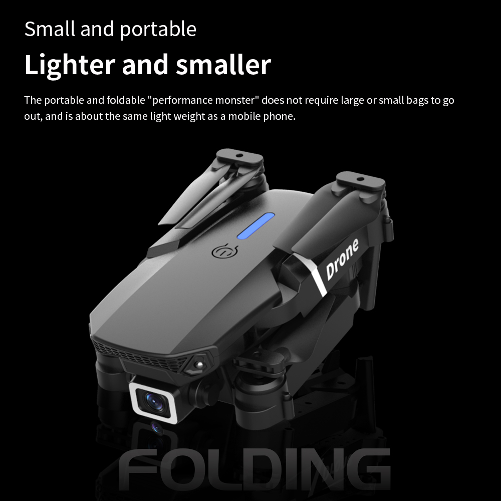Portable E88 PRO Drone Foldabl - Eachine Drone E58 ulasan dan harga