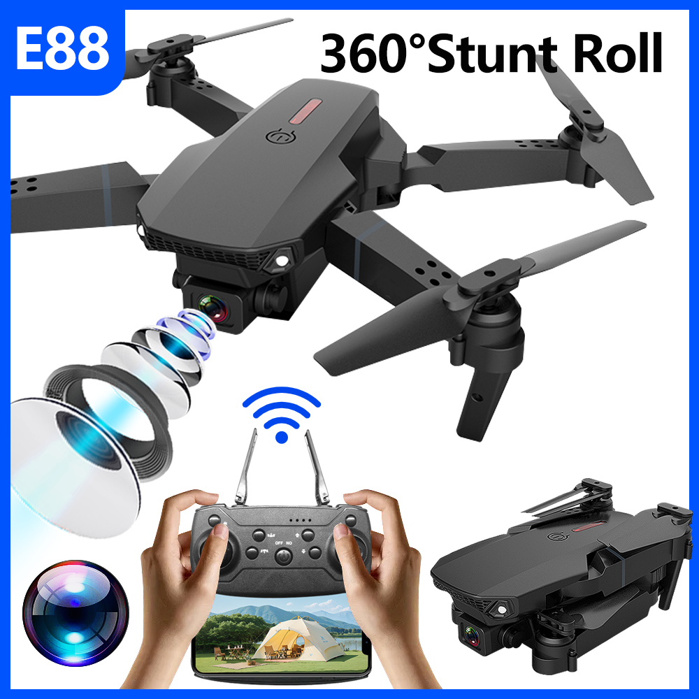 E88 Mini Drone UAV 360-Degree  - Eachine Drone E58 ulasan dan harga