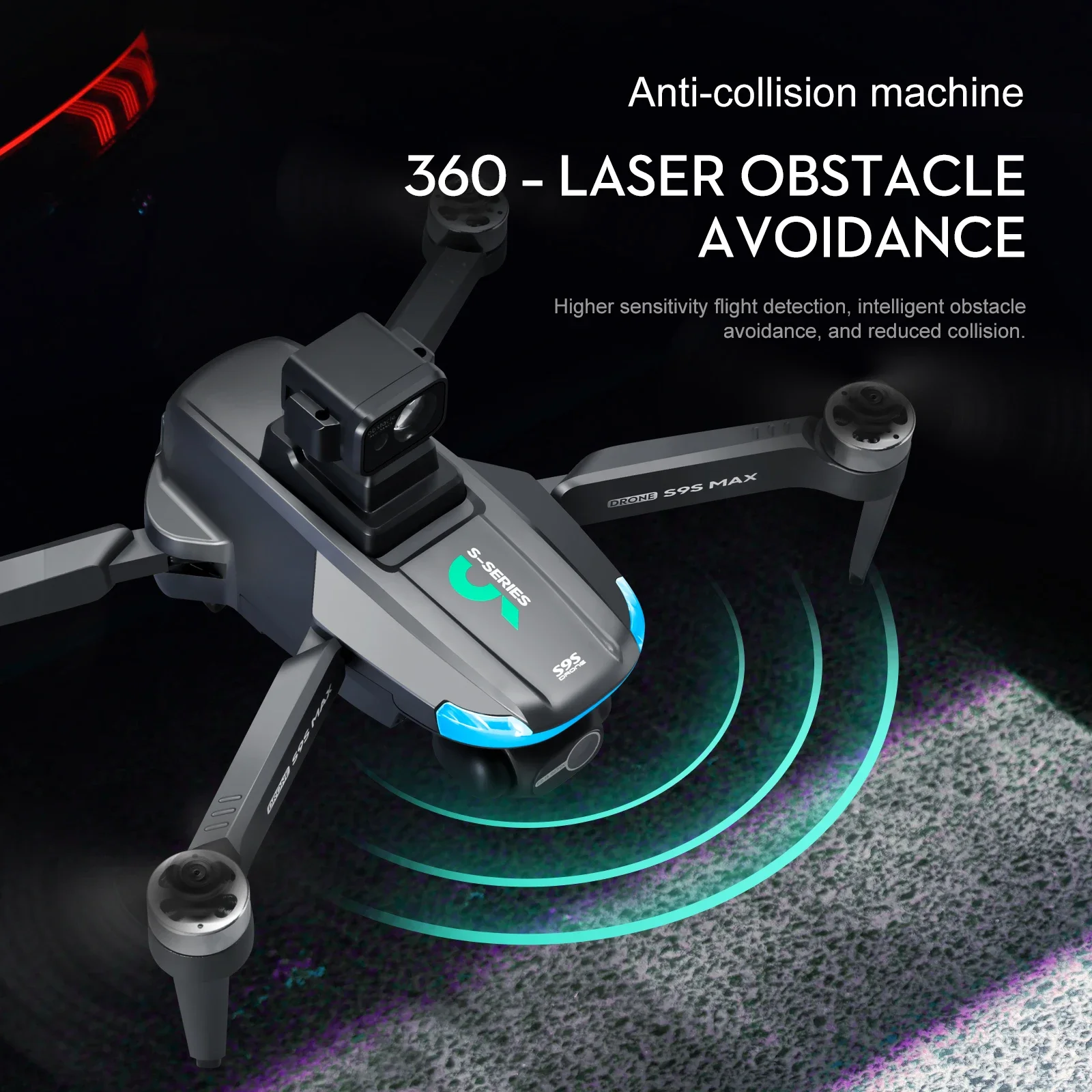 NEW S9S MAX MINI Drone 4K 2-Ax - Drone Gimbal 2 Axis ulasan dan harga