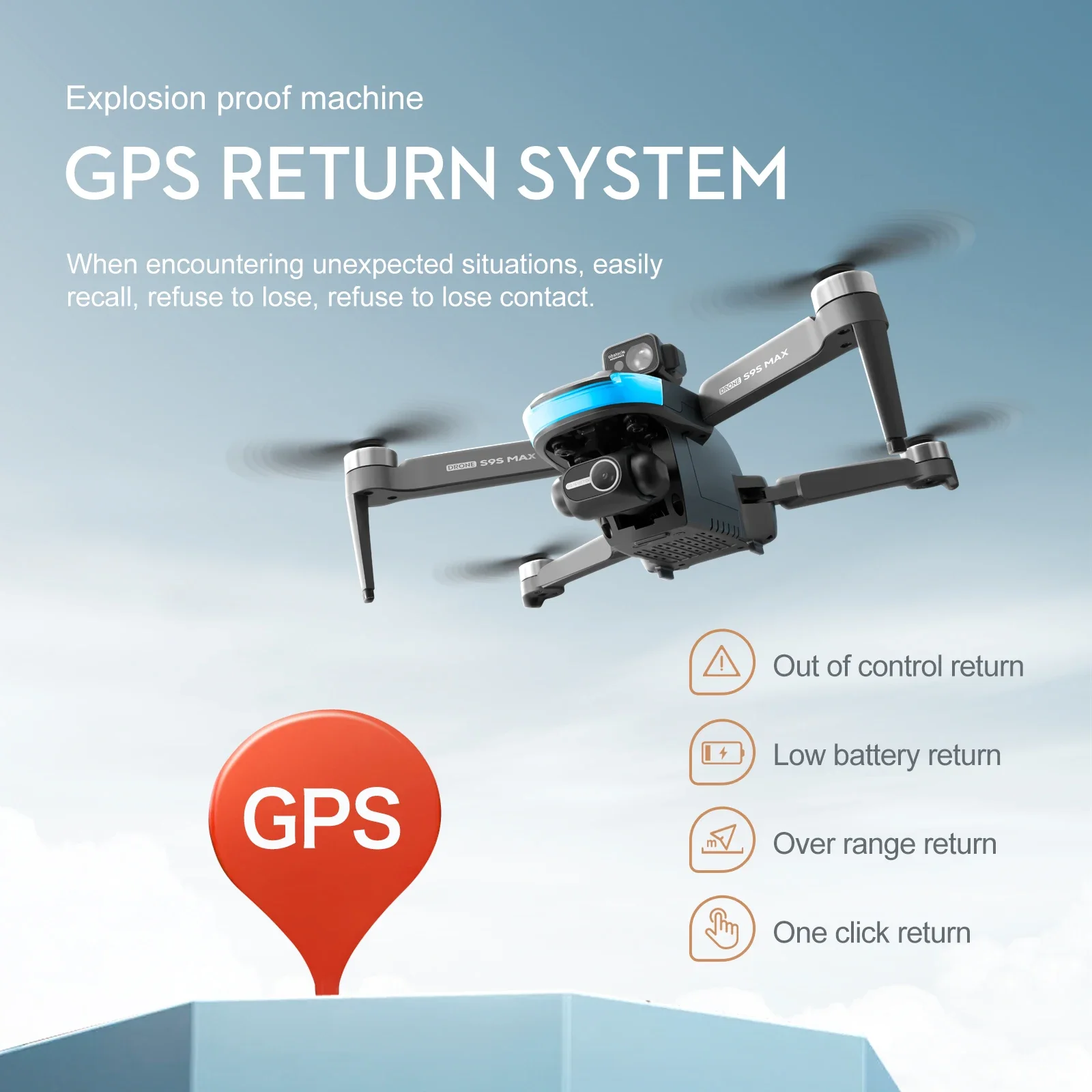 NEW S9S MAX MINI Drone 4K 2-Ax - Drone Gimbal 2 Axis ulasan dan harga