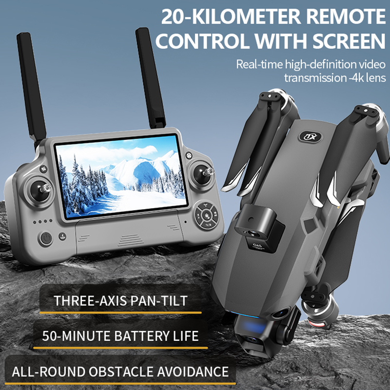 2026 New 8K Dual Camera Drone  - Drone Gimbal Mount ulasan dan harga