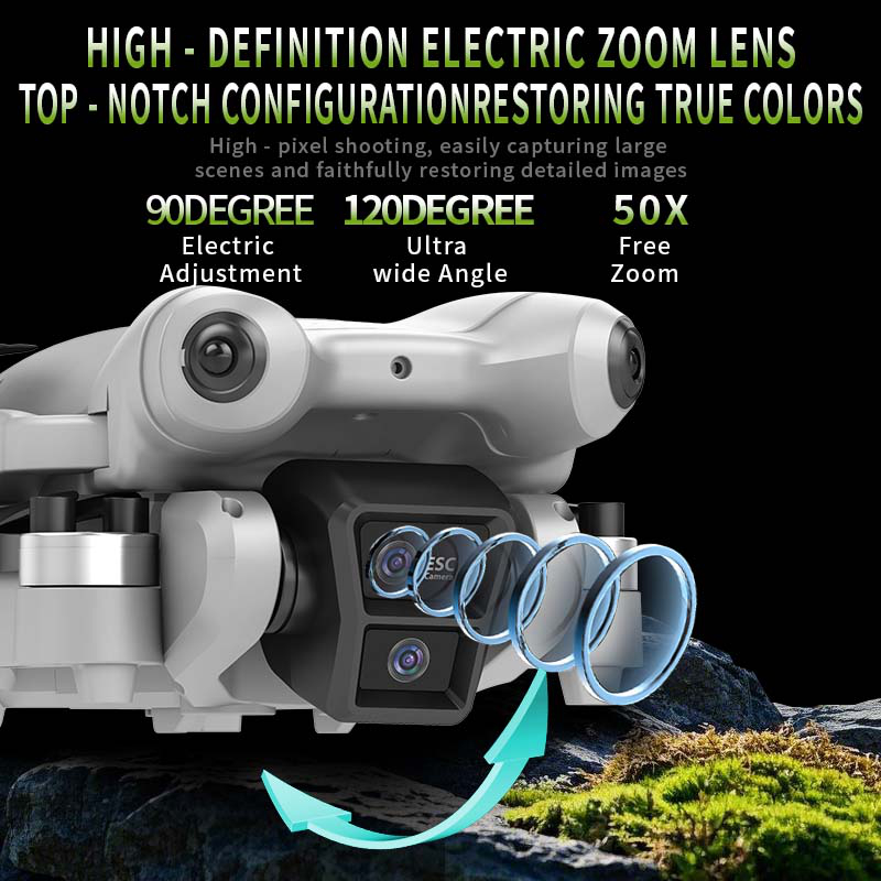 S101 Drone 8K HD Professinal D - Drone Gimbal 2 Axis ulasan dan harga