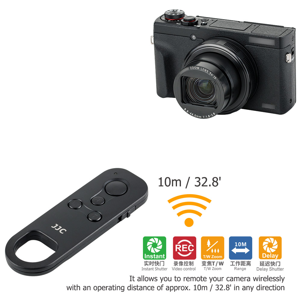 JJC BR-E1 Bluetooth Remote Con - Canon Camera Eos R8 ulasan dan harga