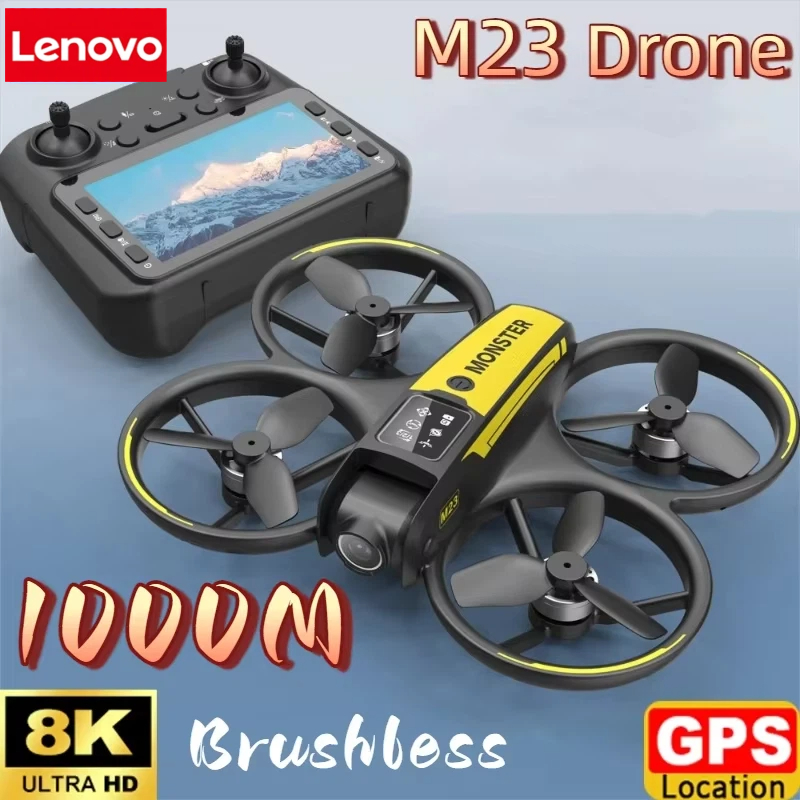 Lenovo M23 Drone HD 8K Aerial  - Drone Gimbal Mount ulasan dan harga