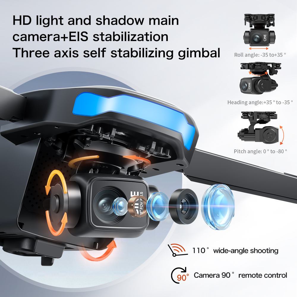 New S-X1 MAX Drone GPS 8K Prof - Drone Gimbal Mount ulasan dan harga